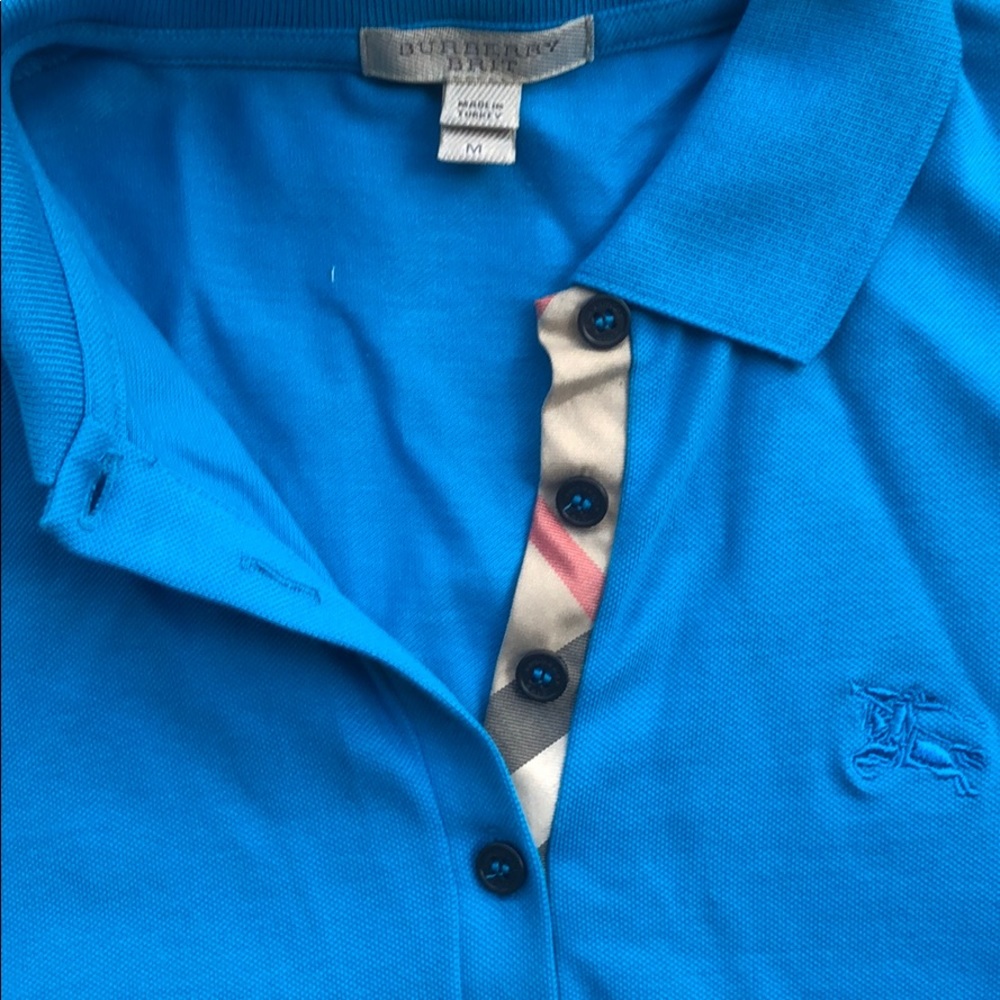 Burberry blue polo shirt - Picture 2 of 5